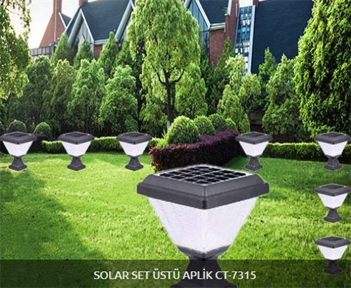 CATA SOLAR SET ÜSTÜ GÜNEŞ ENERJİLİ 30W CT-7315